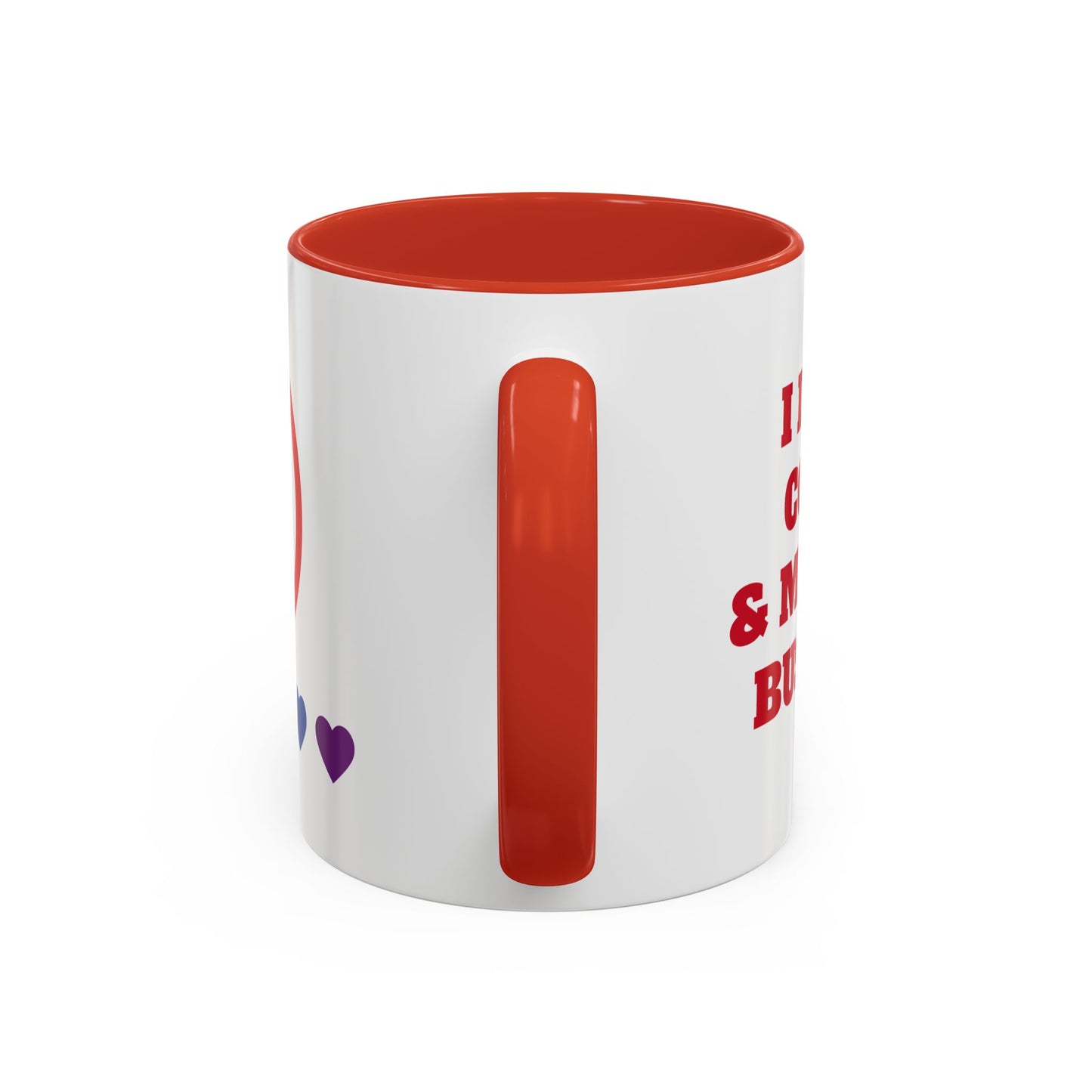 Merry Christmas Accent Coffee Mug - Festive Holiday Drinkware